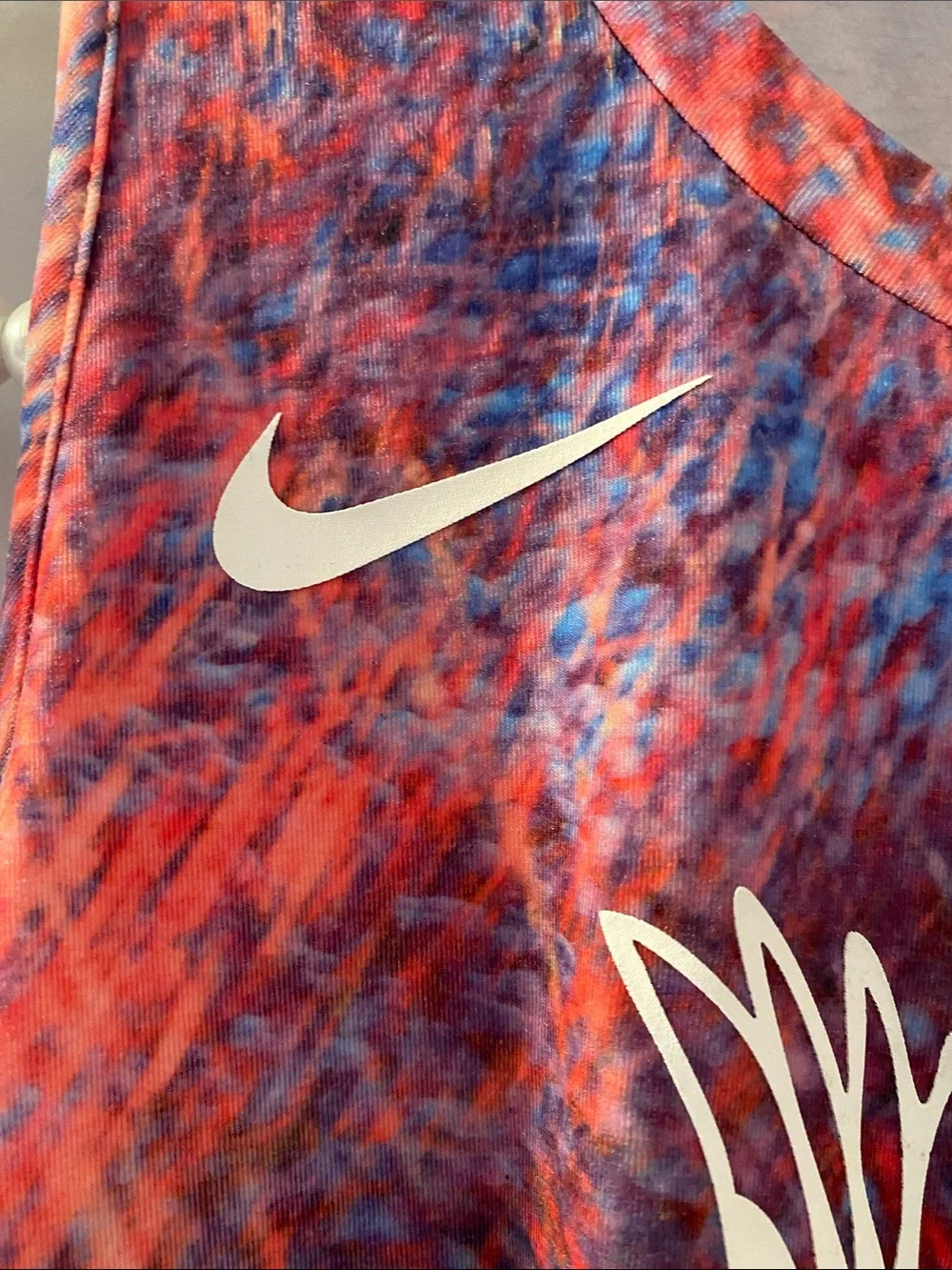 NWT Nike Team USA One Luxe Dri-FIT Tank Top Eagle Red Blue Pink S